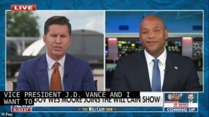 El gobernador de Maryland, Wes Moore, reveló el presentador de Fox News con reclamos falsos de premio militar