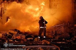 Putin 537 drones y 45 misiles atacados por buques de guerra de la OTAN mientras lanzaban otra noche de terror en Ucrania