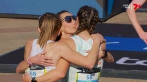 Asempress envía un aviso especificado asignado como con las escotillas olímpicas en el maratón de Sydney: “Se extendieron algunas lágrimas”