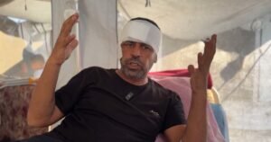 El periodista de Gaza Israeli ‘Double Tap’ lesionado en una huelga en el Hospital de la NASA