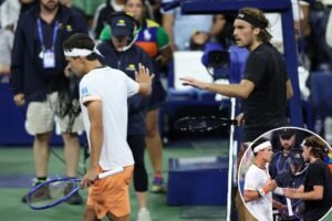 Stefanos Citsipus se enfrenta a Tances Momentos abiertos sobre los oponentes subterráneos