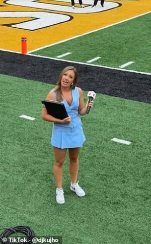 El impresionante reportero de ESPN se vuelve viral después de ser atrapado bailando en segundos secundarios antes de ponerse en vivo en la televisión