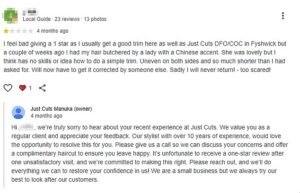 Bad Google Review solo corta las chispas de salón de salón: los estilistas furiosos se abren después de ser despedidos por texto