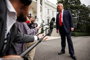 Trump es un reportero de buena reputación que le preguntó si le preguntó si quería la guerra después del puesto de meme apocalíptico con Chicago