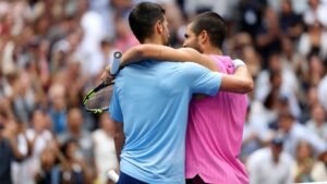 Derrotaron el nivel de Djokovic Alkaraj y Sinar ‘muy bien’
