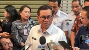 Pramono enfatizó que no había emitido ningún permiso sobre la presa concreta en caso de síntomas