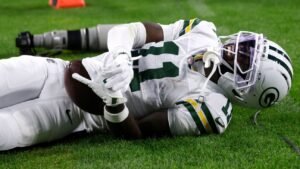 Packers Jeden Reed Break Callerbone al ganar la semana 2
