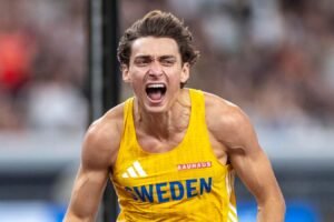 Mondo Dupolanis ha roto el récord mundial por 14ª vez logrando el título del Tercer Mundo