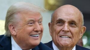 Rudy Jiuliani, el presidente Trump ha anunciado recibir la medalla de independencia del presidente