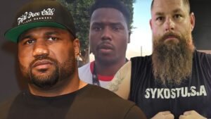 Rampage Jackson dice que su hijo Raja Psycho Stu debería estar en la cárcel en ataque
