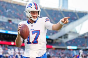 NFL BET, Hostilidad, Línea: Josh Allen, Buffalo Bills solo equipo en cada juego esta temporada