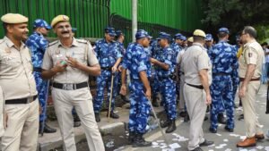 DUSU POSES 2025: Se ha desplegado una gran protección antes de contar los votos en el campus del norte