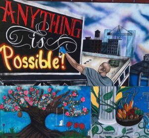 Una vez dirigió una violenta pandilla callejera de San José. Ahora adorna las paredes de la cárcel con arte