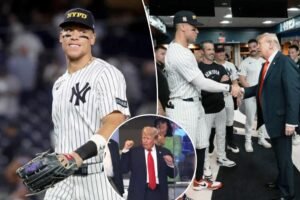 Juez de Aaron, Yankeera elogió el ‘Día de la Paradava’ después de reunirse con Trump en la Casa Club