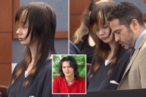 Las Vegas Allisandra Blia le disparó al novio mientras modelaba con una pistola durante la sesión de fotos