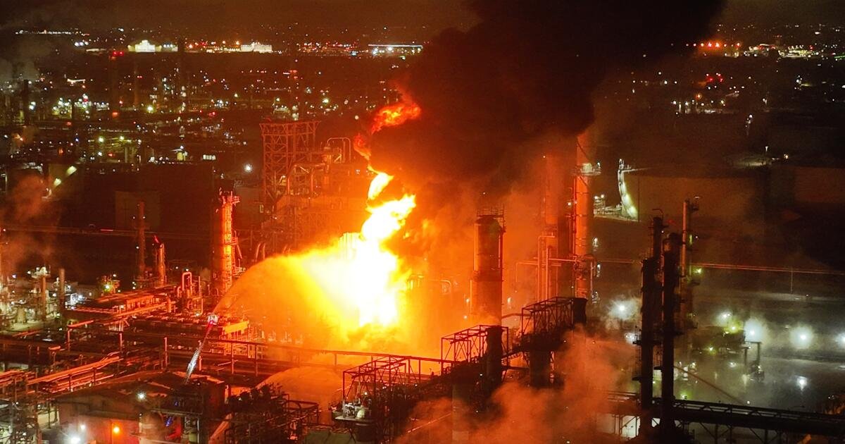 Se espera que el fuego de Chevron cause precios a la bomba de gas