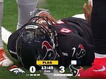 El mariscal de campo de los Texans, CJ Stroud, sufre una brutal lesión en la cabeza en una colisión con un rival de los Broncos que provoca una conmoción cerebral