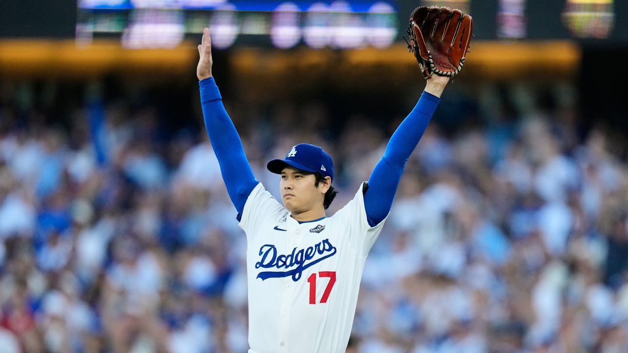 Los Dodgers planean iniciar a Ohtani en el Juego 7; Scherzer va por los Azulejos