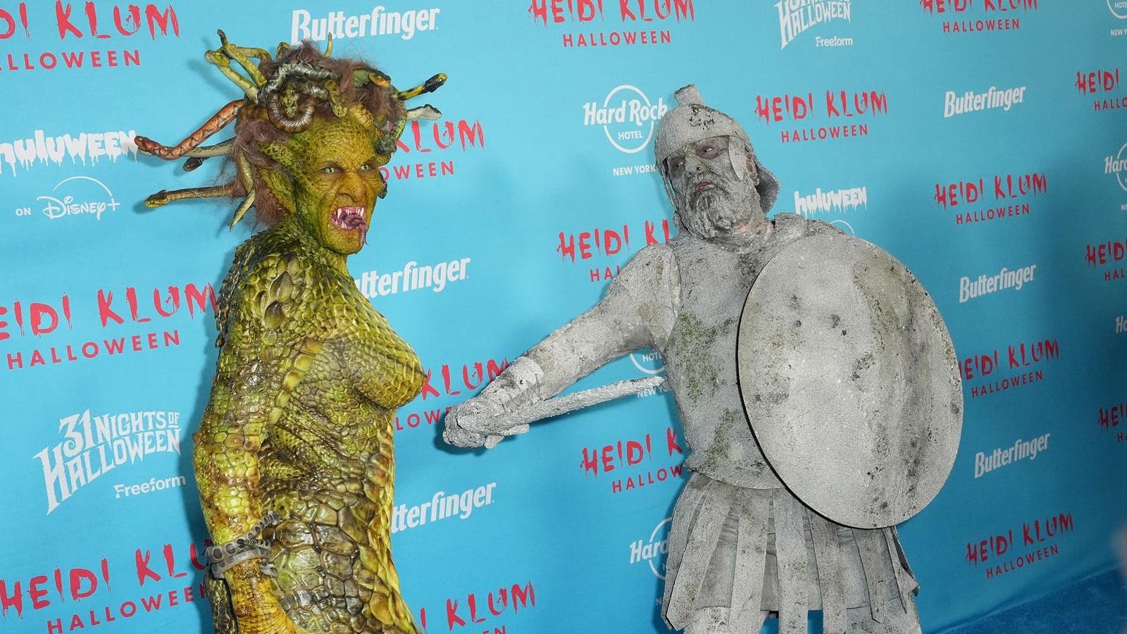 Fotos del traje de celebridad de fiesta de Heidi Klum y más