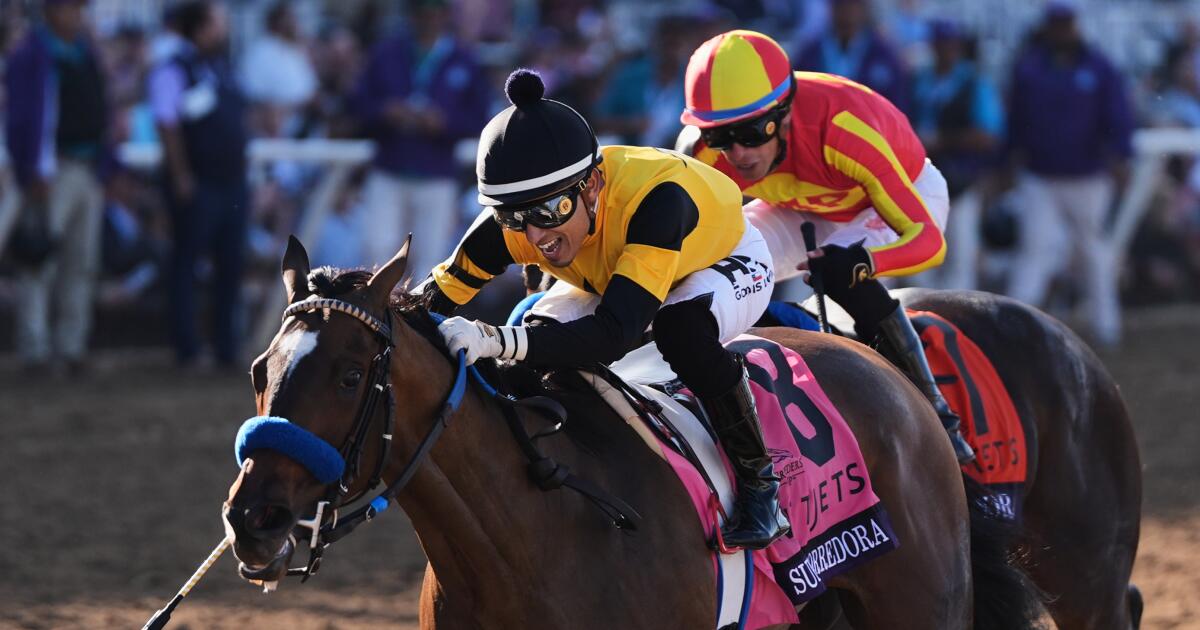 Súper Corredora gana la carrera de Potras Juveniles Breeders’ Cup
