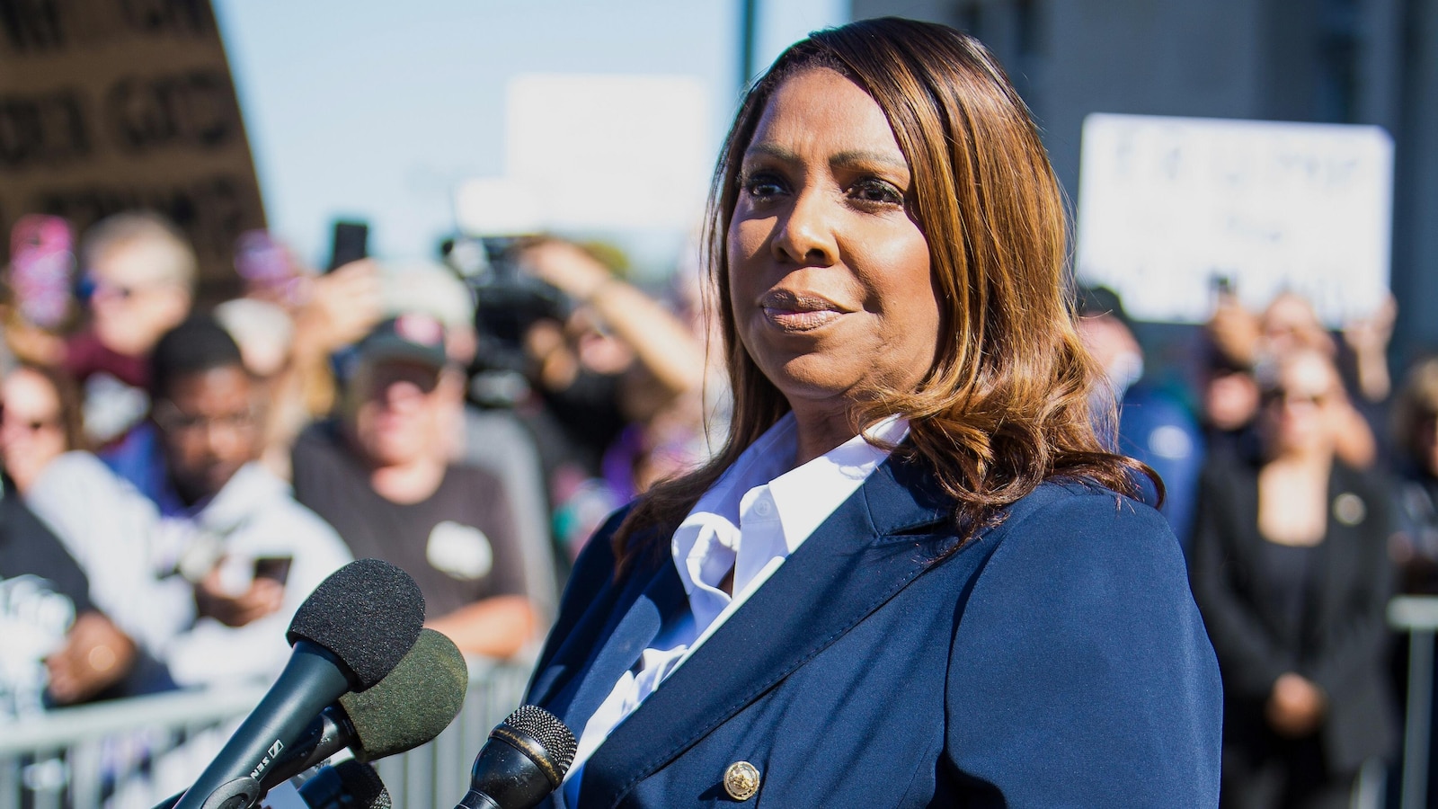 La fiscal general de Nueva York, Letitia James, intenta bloquear la citación de la administración Trump