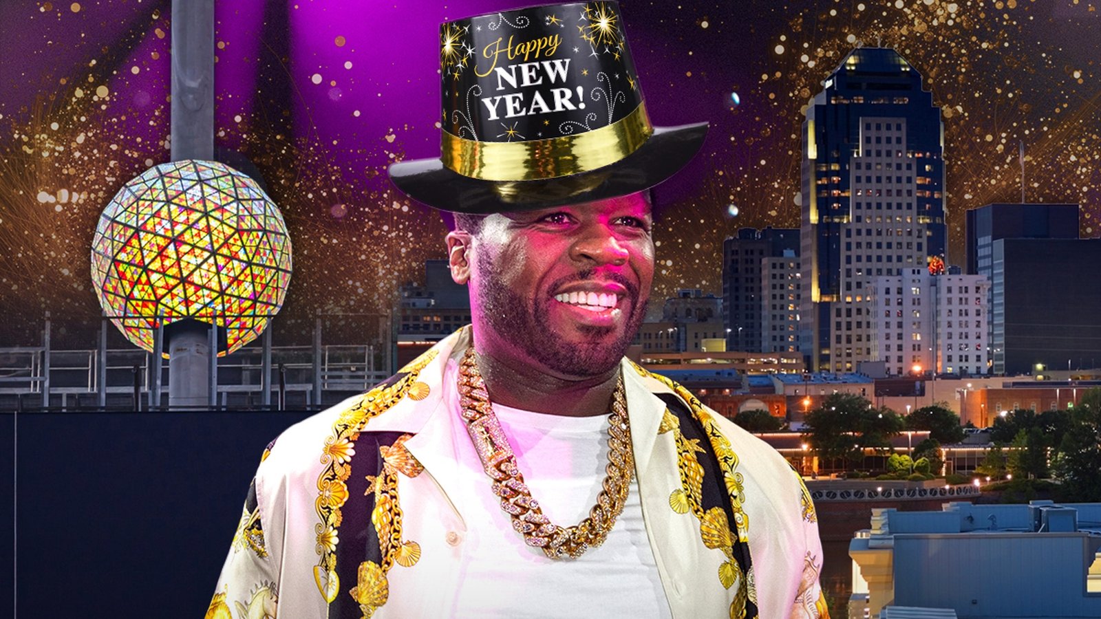 50 cent abordará 2 conciertos el año nuevo para marcar el comienzo del 2026
