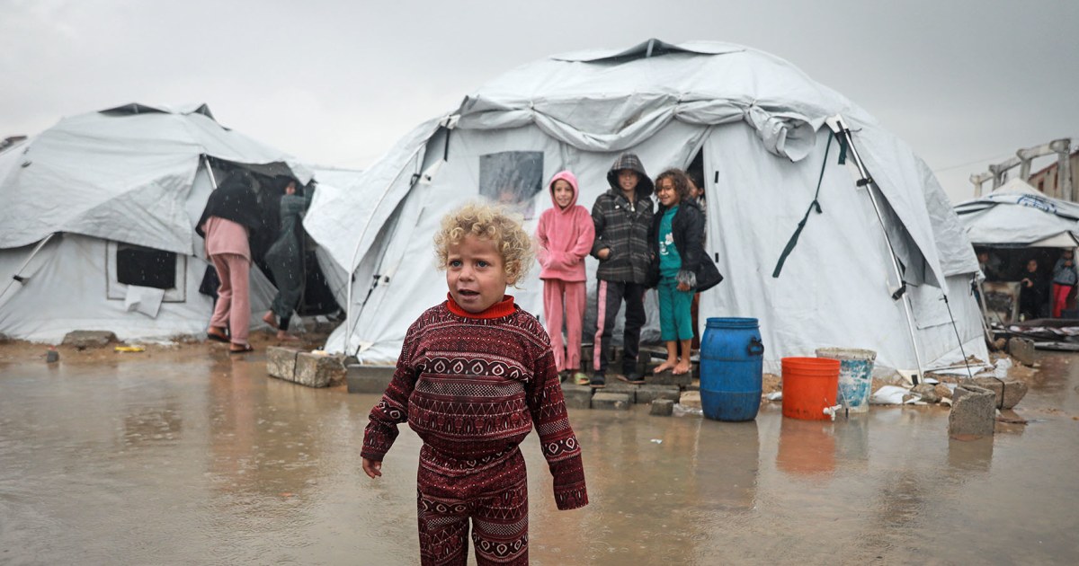 Lluvias torrenciales provocan más muerte y destrucción en Gaza devastada por la guerra