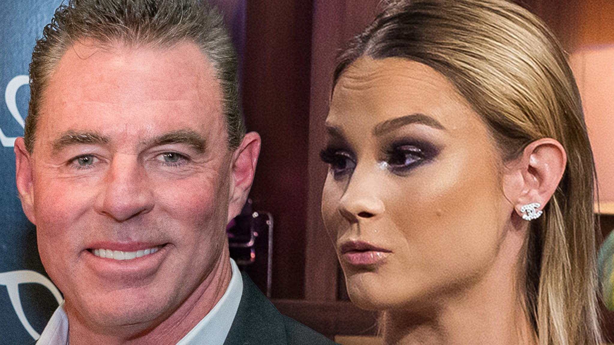 Jim Edmonds celebra a una niña en medio de la captura de Meghan King