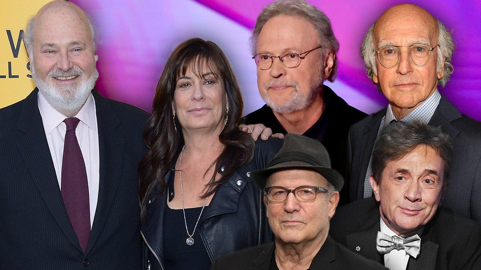 Billy Crystal, Larry David, Martin Short y Albert Brooks honran a Rob y Michele Reiner