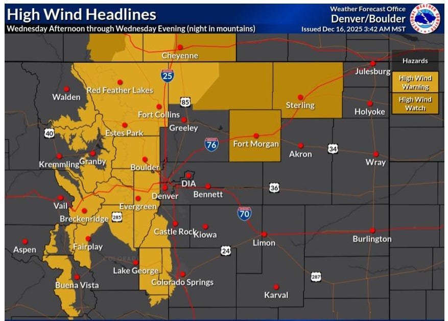 La gran energía eólica tiene a los clientes de Xcel preparándose para el corte de energía; escuelas para cerrar