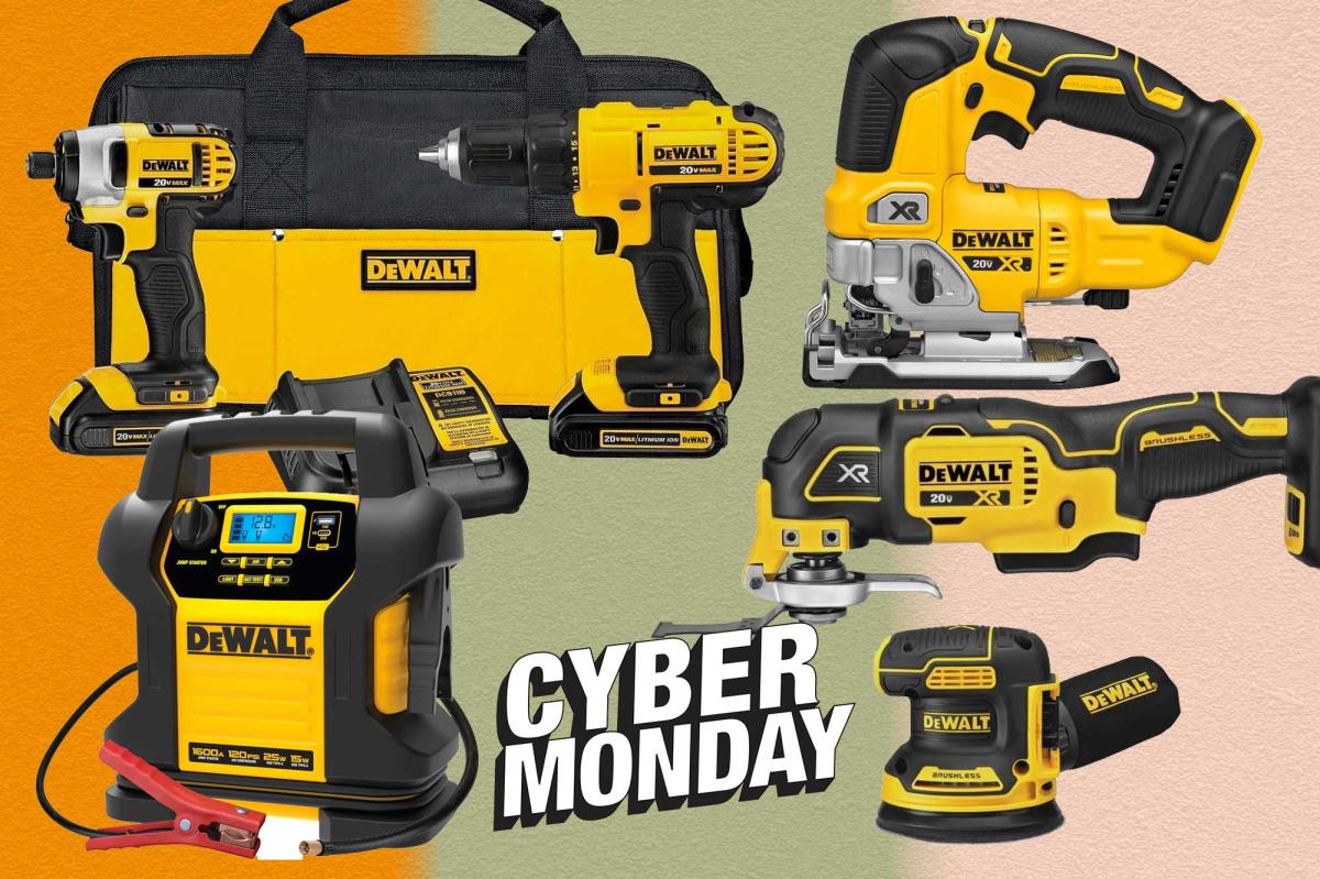 Ofertas de herramientas DEWALT Cyber Monday desde $ 9: taladros, baterías y más