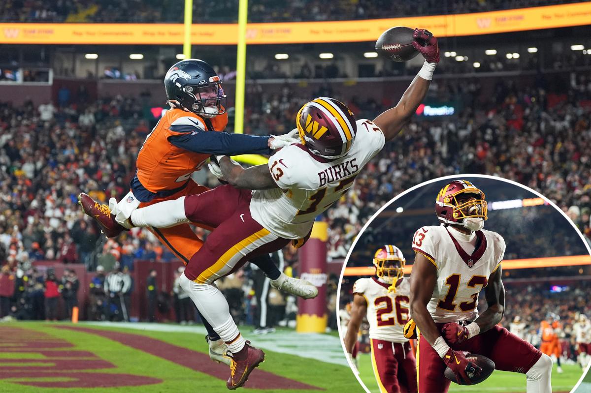 Traylon Burks de los Commanders impresiona a los fanáticos de la NFL con una increíble atrapada de touchdown