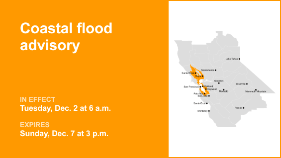 Aviso de inundaciones costeras para los valles interiores del norte de la Bahía y la costa de la Bahía de San Francisco de martes a domingo – The Mercury News