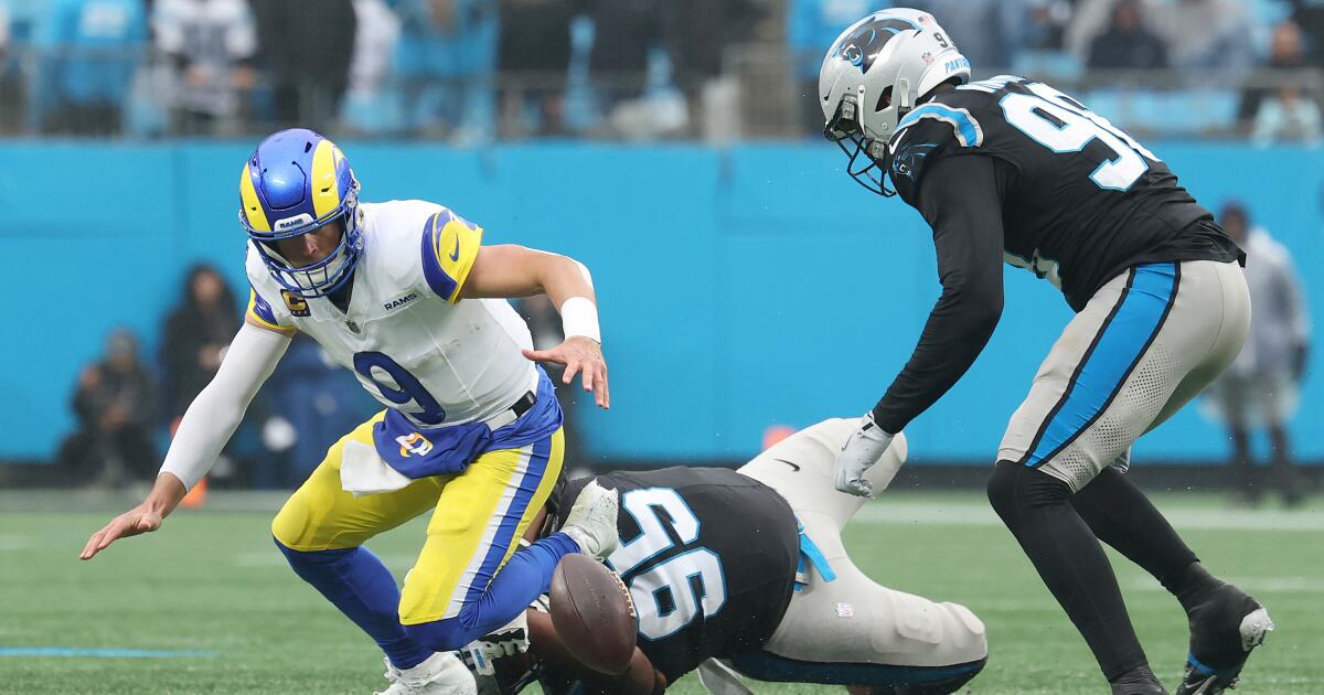Matthew Stafford reconoce su error en la derrota de los Rams ante los Panthers