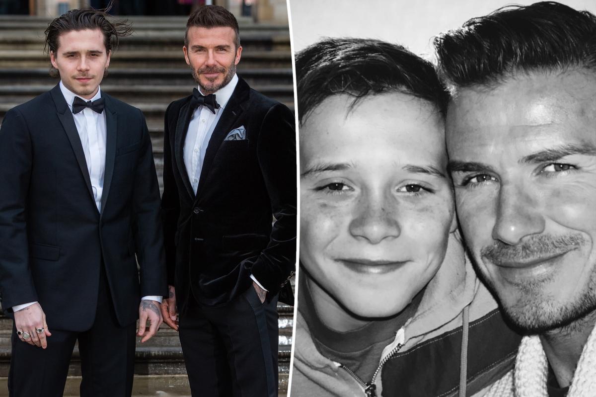 David Beckham comparte fotos familiares con su hijo Brooklyn después del desaire del Roundup 2025