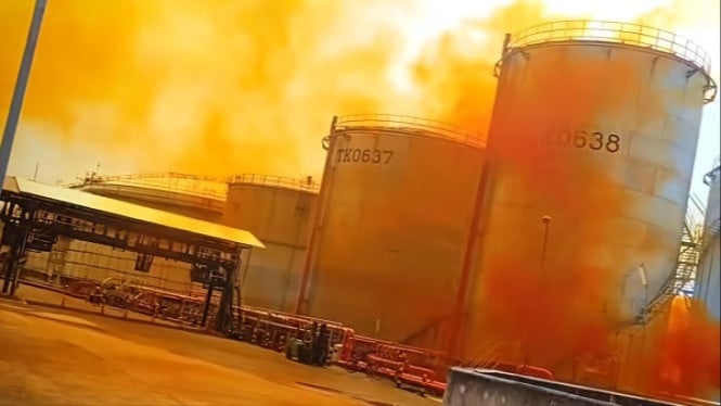 PT Vopak Indonesia sospecha de una fuga de gas y los residentes sufren problemas respiratorios