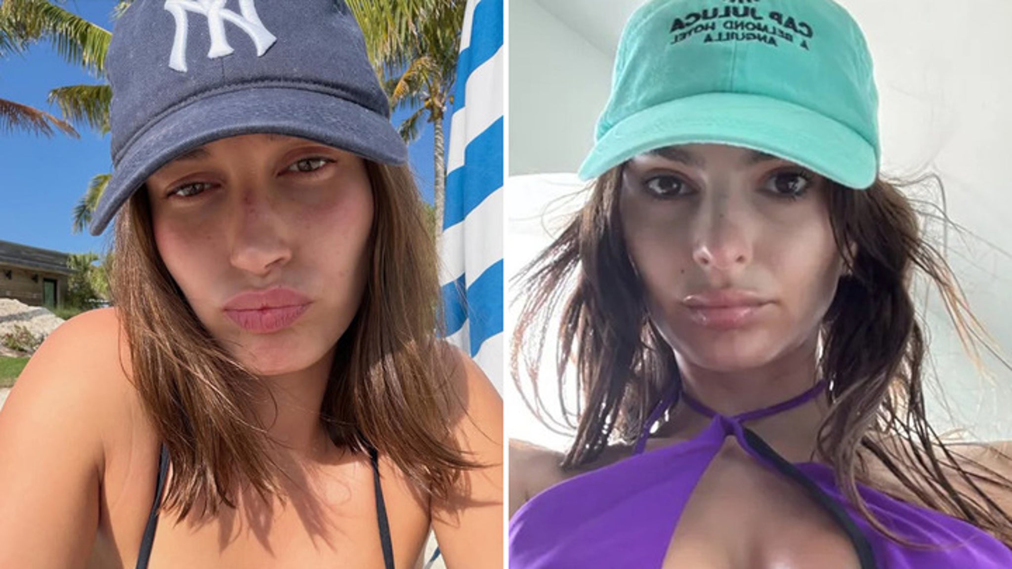 Hailey Bieber vs Emily Ratajkowski ¿A quién preferirías? Caps ‘N’ Kinis
