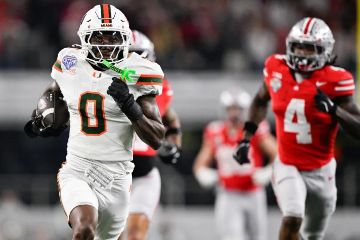 Miami sorprende al campeón defensor Ohio State y avanza a semifinales del CFP