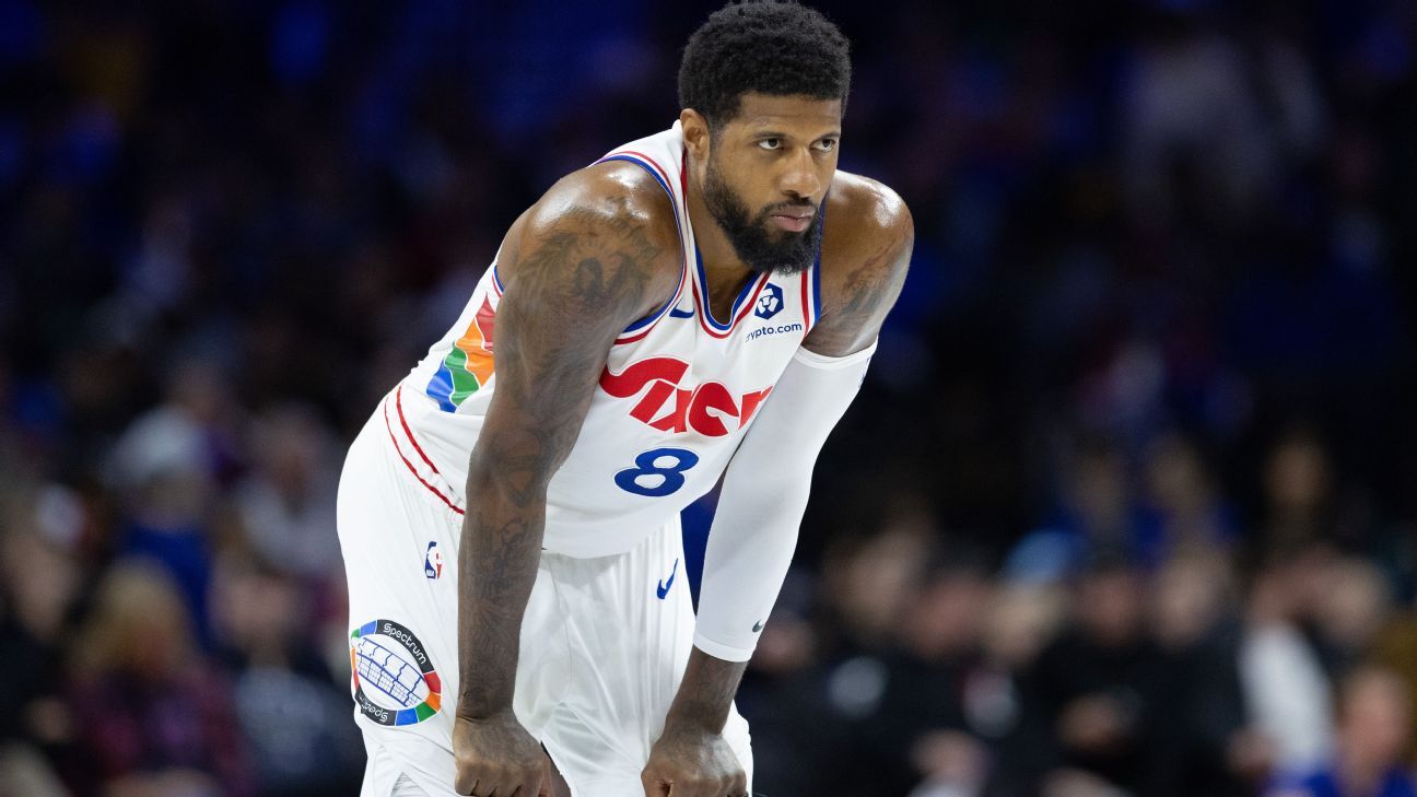 George, de los 76ers, suspendido 25 juegos por tomar ‘drogas inapropiadas’