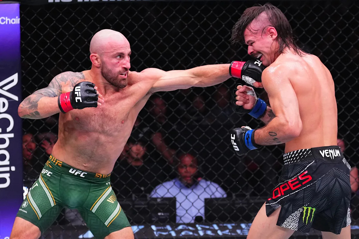 Alexander Volkanovski vence a Diego Lopes con una victoria dominante para retener el título en el evento principal de UFC 325