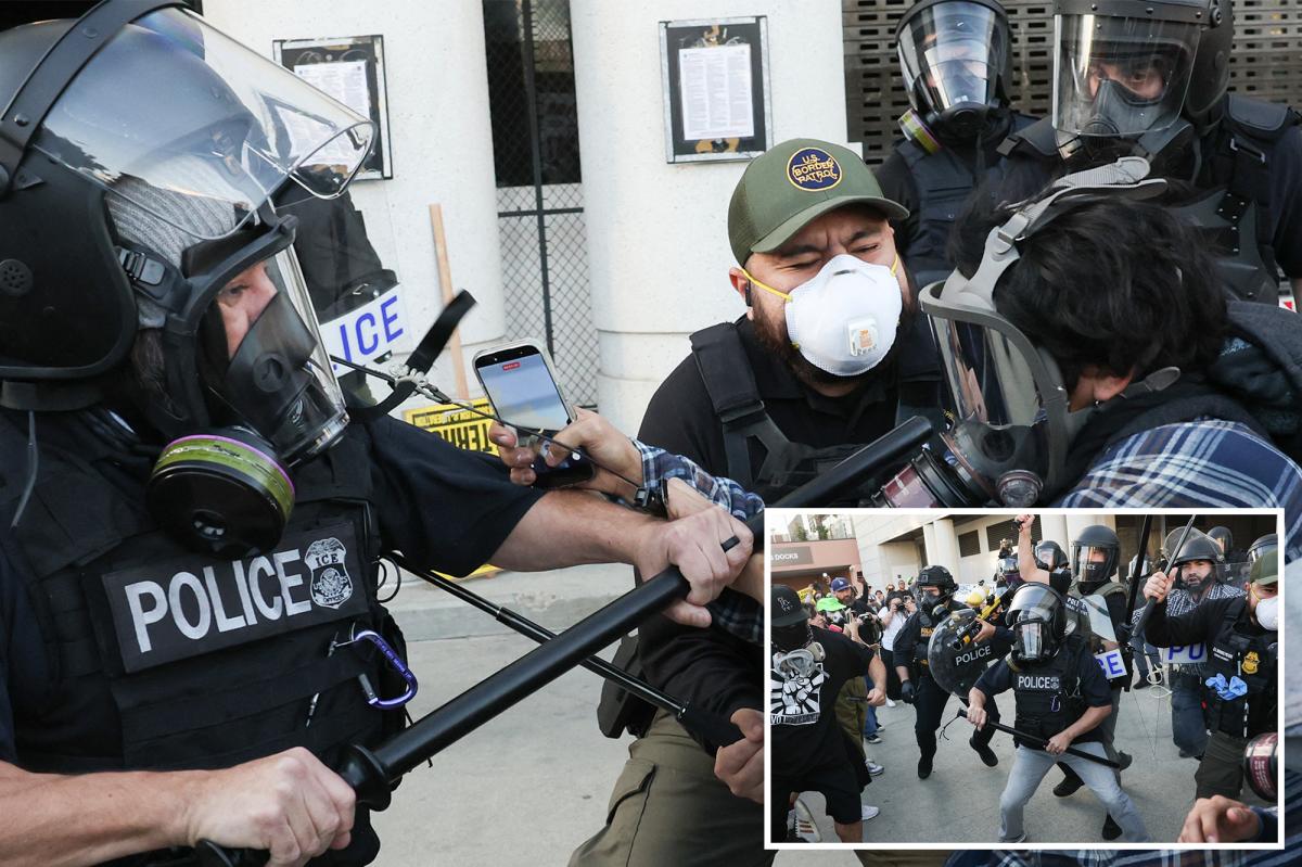 Los trabajadores federales enfrentan acoso diario por parte de agitadores en DTLA