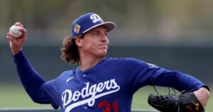 Dodgers Tyler Glasnow hizo una magistral primera apertura de primavera