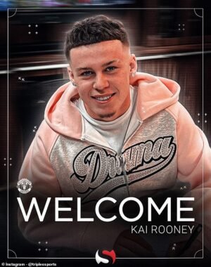 Kai Rooney, de 16 años, firma con el mismo súper agente que su padre Wayne y Harry Maguire, mientras la estrella del Man United da el siguiente paso en su carrera.