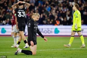 ¿El día que el Manchester City perdió el título de la Premier League? El equipo de Pep Guardiola mostró un aire de derrota en un partido que debería haber ganado después de la dramática victoria del Arsenal, escribe Oliver Holt