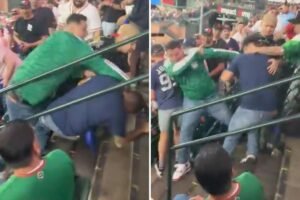 Hinchas de Estados Unidos y México pelean en las gradas del Clásico Mundial de Béisbol