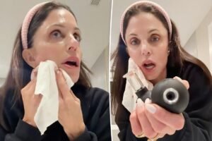 Bethenny Frankel expuso su rostro con una herramienta de belleza que compró en las redes sociales