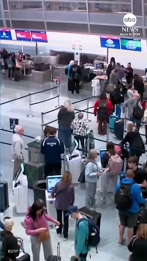 MIRAR: TSA bajo presión en medio de viajes de vacaciones de primavera