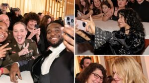 Celebridades que dijeron sí a las selfies en la alfombra roja de los Oscar 2026