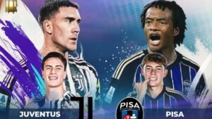 ¡En! En vivo por ANTV Juventus vs Pisa en la Serie A