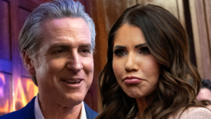 Gavin Newsom trollea a Kristi Noem por el despido de Trump